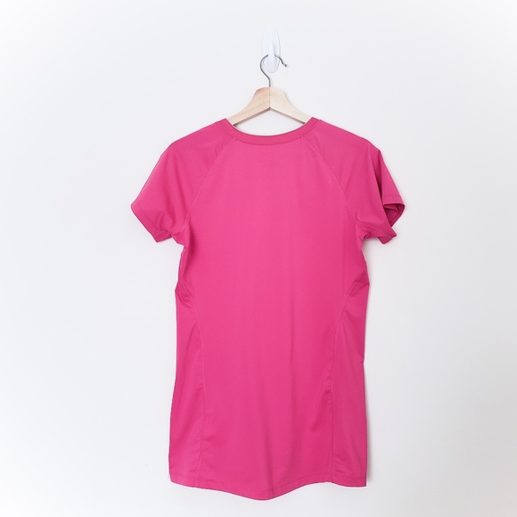 NIKE PRO COMBAT DRI FIT FITTED V NECK SHIRT - Picture 2 of 6